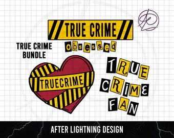 True Crime Fan SVG Mini Bundle || For Cutting Machine Users