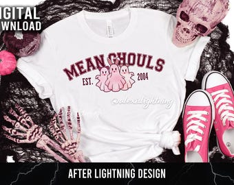 Mean Ghouls Varsity Design || Sublimation File || PNG FILE ONLY