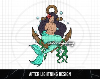 Body Positive Mermaid Anchor SVG || Sassy Mermaid SVG for Silhouette/Cricut Users