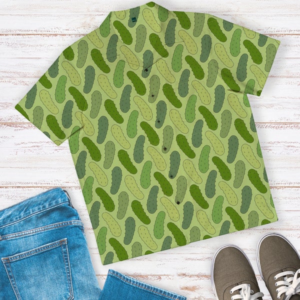 Camicia da uomo Big Dill Pickle Carbone Avo Verde