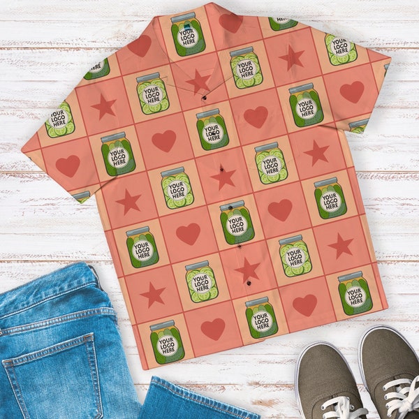 Camicia da uomo personalizzata Pickle Jar pesca