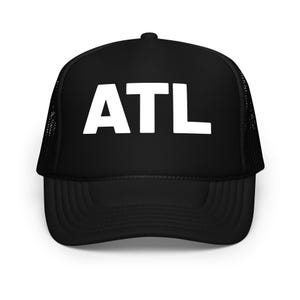 ATL Unisex Foam Trucker Hat, Atlanta Hat Gift, ATL Gift, Atlanta Travel Souvenir, city state Hat Gift, City Trucker Hat, ATL