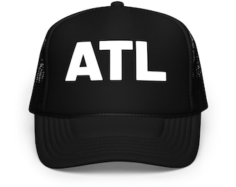 ATL Atlanta Foam Trucker Hat: Unisex Travel Souvenir