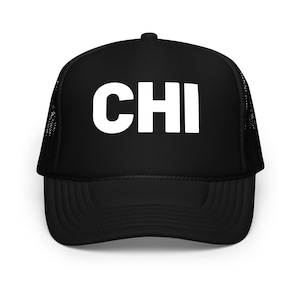 Chicago Unisex Foam Trucker Hat, Chicago Hat Gift, Chicago Hat Gift, Chicago Travel Souvenir, CHI city state Hat Gift, City Trucker Hat, CHI