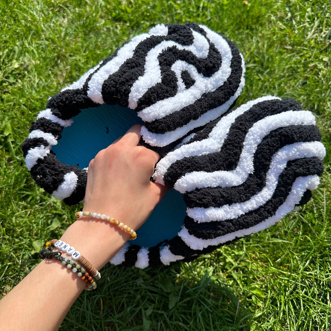 Customized Yarn Crocs Etsy