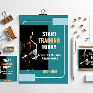 Fitness Poster Design, Fitness Instagram Template, Fitness Canva Design, Canva Social Media, Fitness Gym  Flyer, Exercise Fitness Flyer