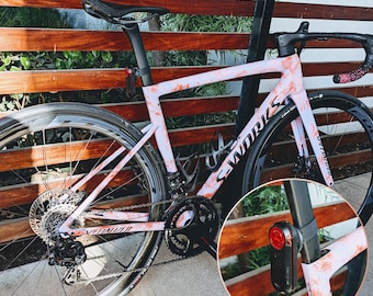 Soporte de asiento Specialized Tarmac SL8 CRUX 5, resistente a los rayos UV, impreso en 3D para Garmin Varia / Magene L508