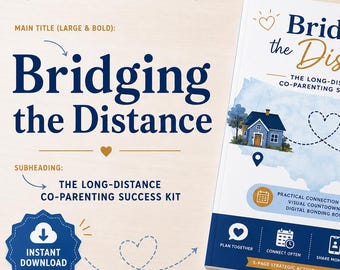 Long Distance Co-Parenting Guide | Virtual Visitation Activities, Parenting Plan (PDF)