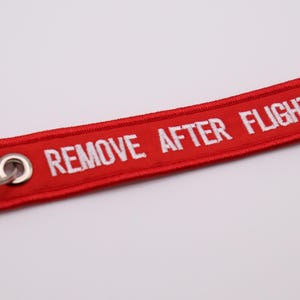 Aviation Flight Tag Keychain, Jet Tag Keychain, Merrowed Border, Great Gift for Pilots, Flight Attendants, Military, & Police
