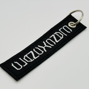 Twenty One Pilots Inspired Clancy Flight Tag Keychain, Jet Tag Keychain, One-Sided