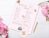 Daily Self Care Checklist, Self-Care Plan, Daily Wellbeing Tracker