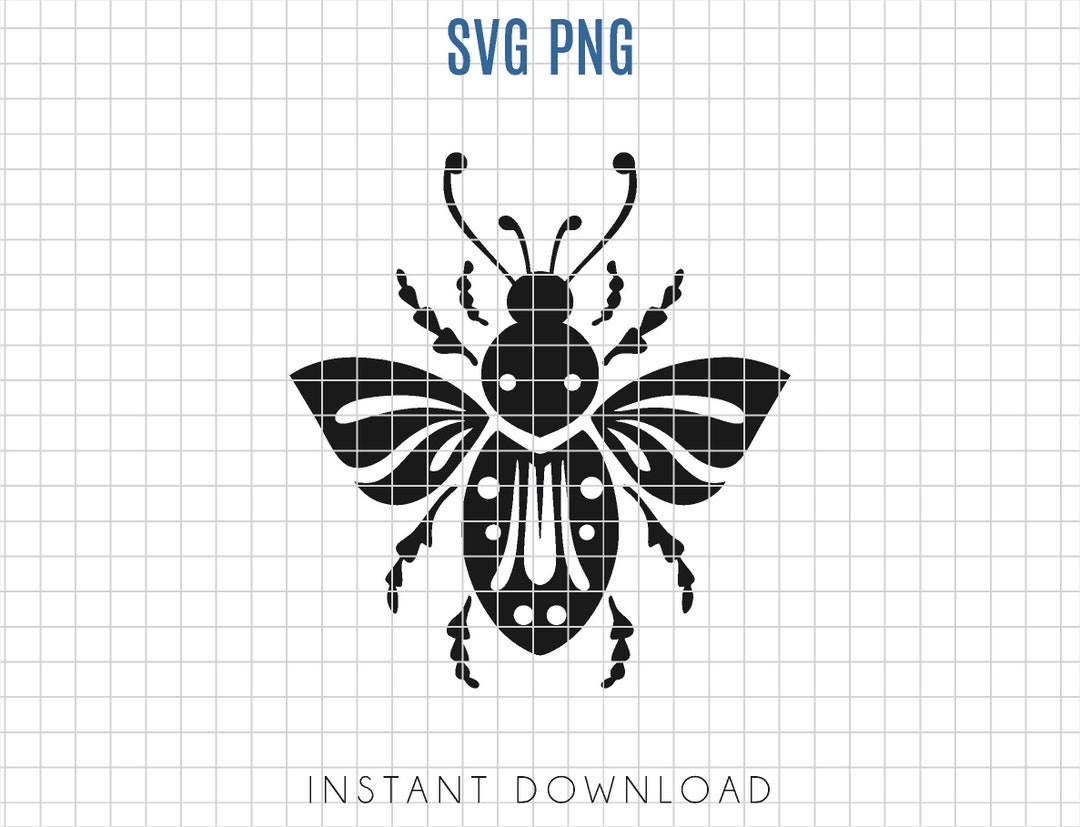 Insect SVG Bug Beatle SVG Bug Silhouette Minimalistic Bug Etsy