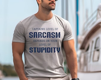 Funny Boat Shirt, Captain T Shirt, Nautical Shirt for Captain, Sarcasm Tee, Lake Shirt, Gift For Captains, Pontoon Captain, Boating Shirt