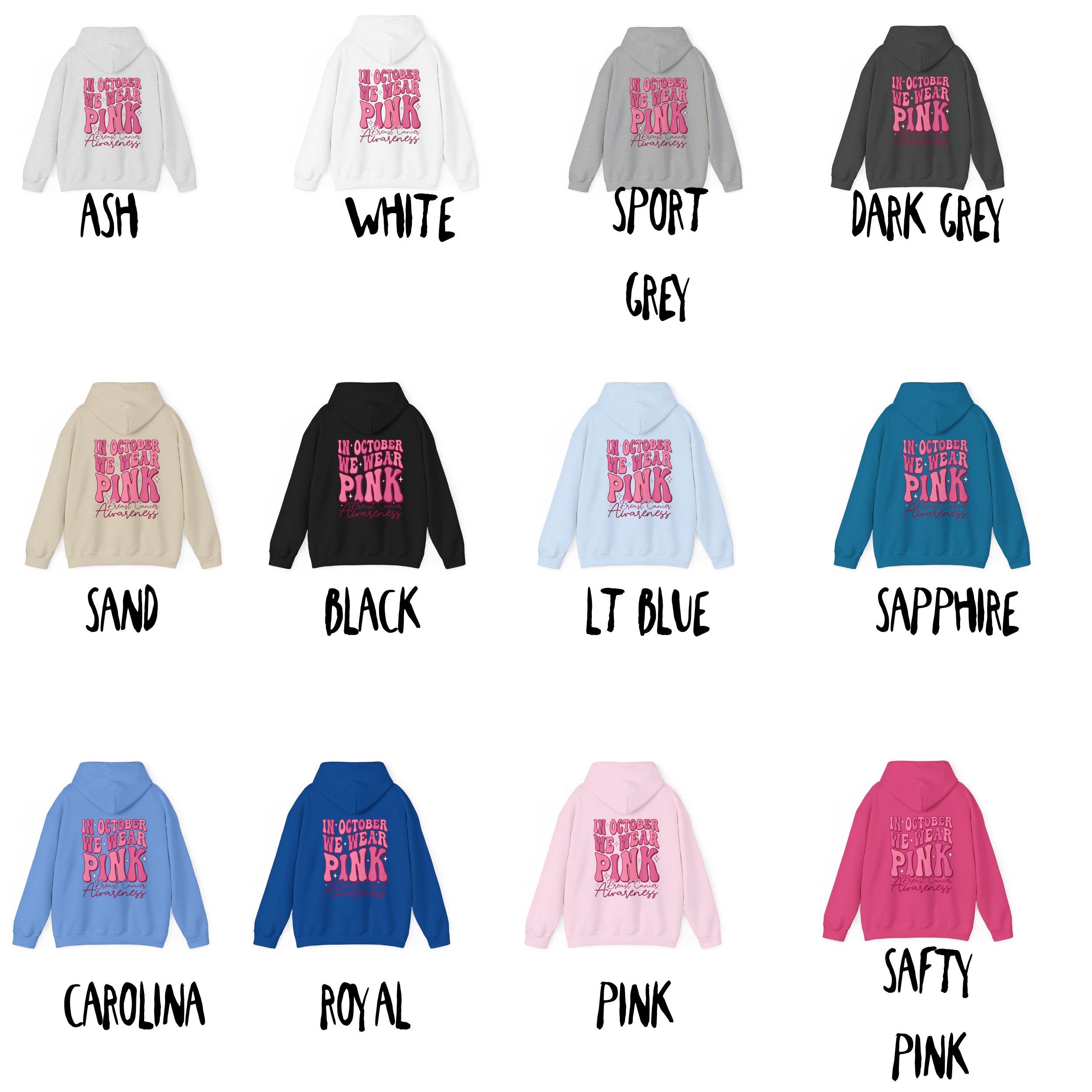 Support Squad Brustkrebs Kapuzenjacke - Hoffnung Liebe Awareness Hoodie