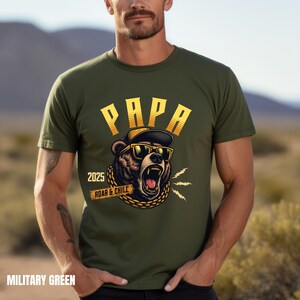 Chemise papa ours, chemise drôle de fête des pères, cadeau cool papa ours, cadeau d&#39;anniversaire pour papa, chemise papa unique, chemise famille ours