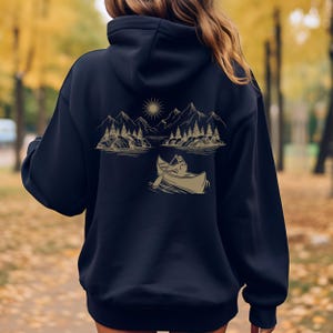 Nature Hoodie, Cottage Core Clothing, Mountain Hiking Gift, Y2K Hoodie, Forest Core, Camping Aesthetic, Nature Lover Gift, Lake Life