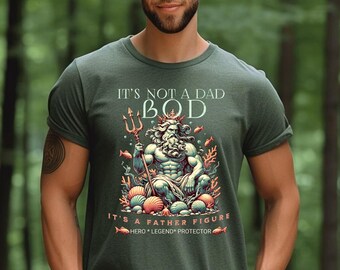 It's Not A Dad Bod It's A Father Figure Camicia, Divertente maglietta per la festa del papà, Migliori regali per papà, Camicia per la festa del papà Prima camicia per papà per la festa del papà