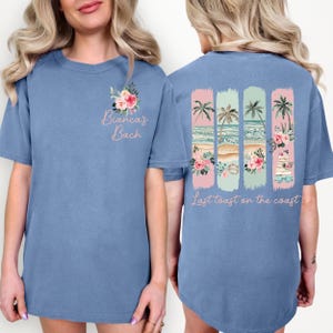 Custom Beach Bachelorette Party Shirt, Last Toast On The Coast, Custom Bachelorette Shirts, Coastal Girls Trip, Bridal Party Comfort Colors®
