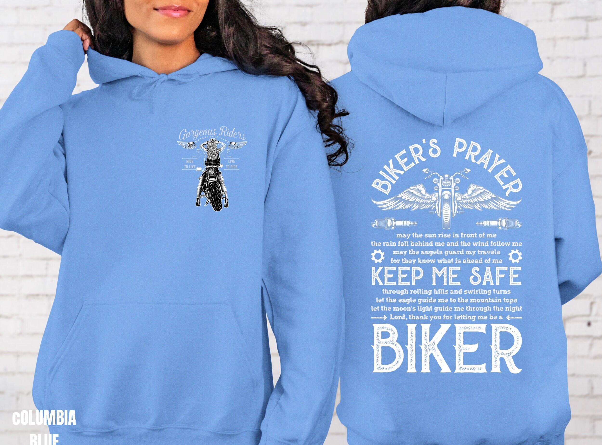 Spass Kostet Men's Steel Connecting Hoodie - Motorcycle Biker Pullover