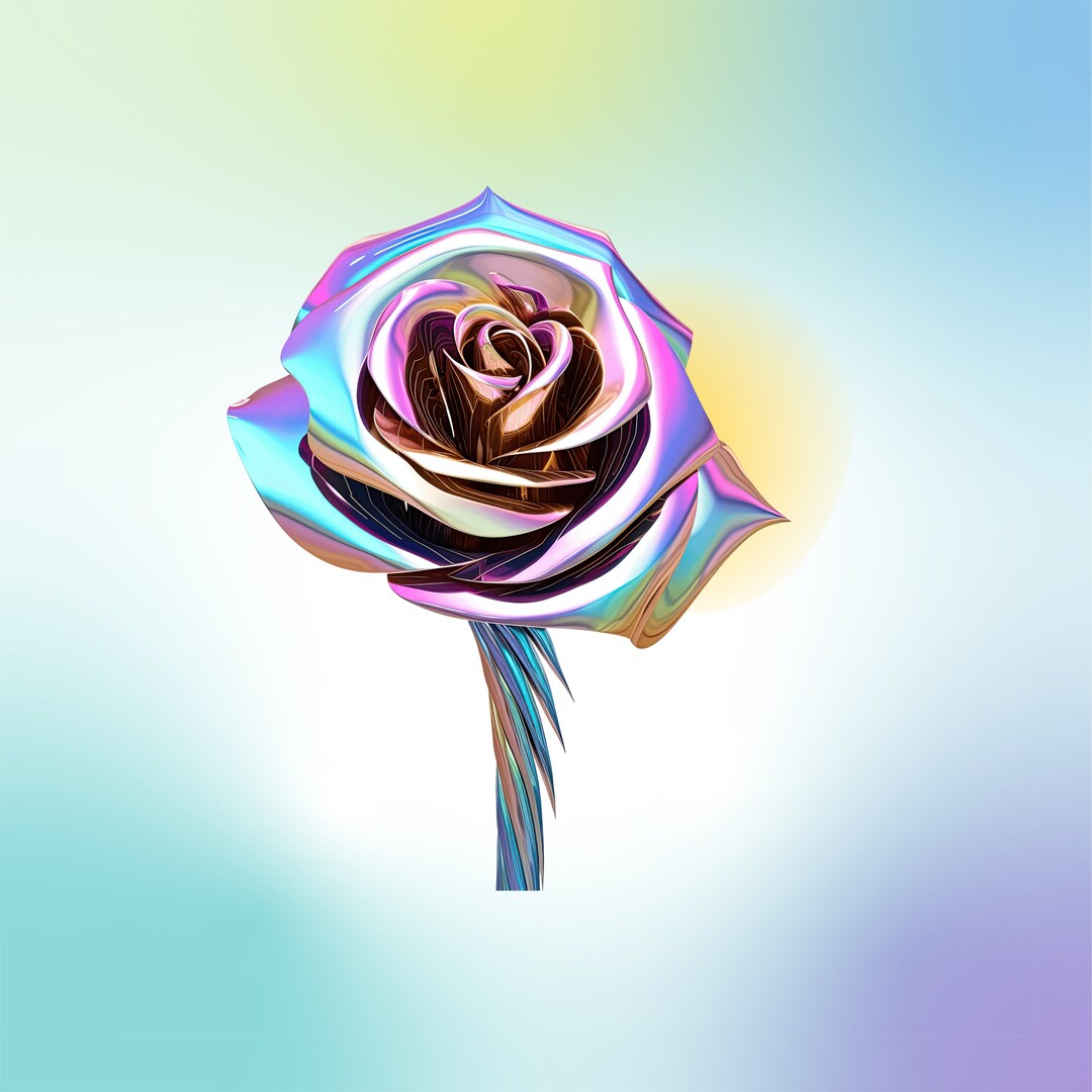 Holographic Flower Vase