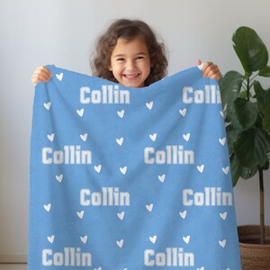 Personalized Name Blanket for Your Son, Customized Name Baby Blankets for Boys, Baby Name Blanket. Great Gift for Birthday, Christmas
