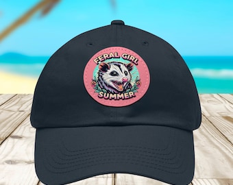 Sombrero de zarigüeya de verano de chica salvaje, Zarigüeya divertida, Ropa occidental, Gorra de béisbol, Sombrero de meme divertido, Sombrero Y2K, Gorra de vaquera retro, Regalo de zarigüeya
