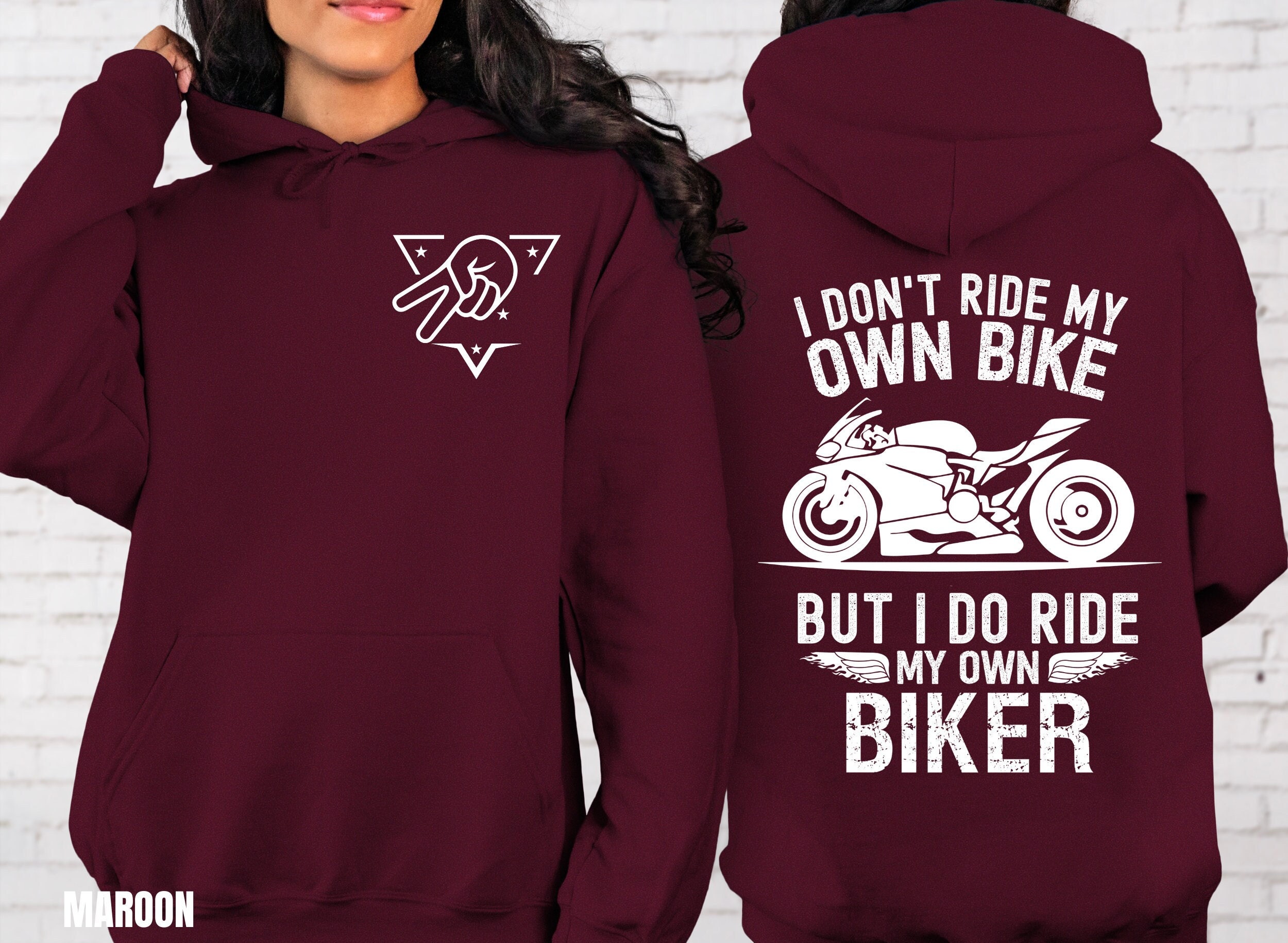 Regalo Motociclista Felpe Uomo Cappuccio E Zip Divertenti Felpa con Cappuccio