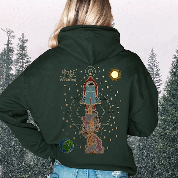 Rocket Hoodie, Space Shuttle Hoodie for the Space Explorer