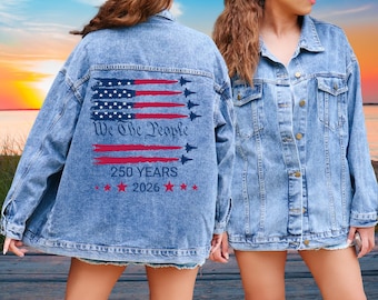 Vintage 90s Polar Graphics Nisswa Minnesota American Flag Denim