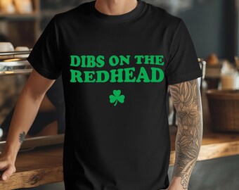 Me quedo con la camiseta pelirroja, divertida camiseta del día de San Patricio, divertida camiseta de trébol, San Patricio 2025, camiseta para pelirrojos, regalo para pelirrojos
