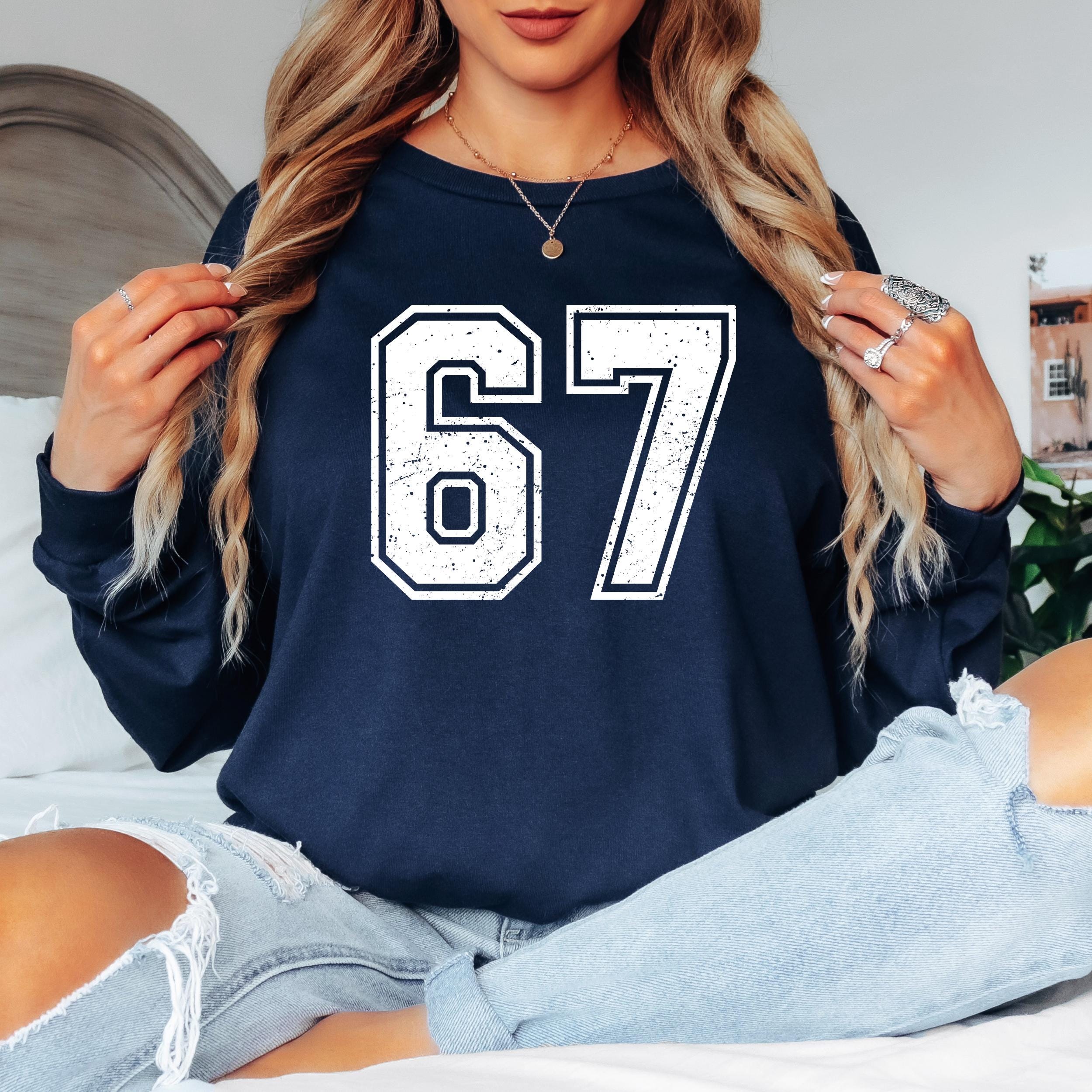 67 Long Sleeve Shirt, Six Seven Viral Meme Tee, Funny Teacher