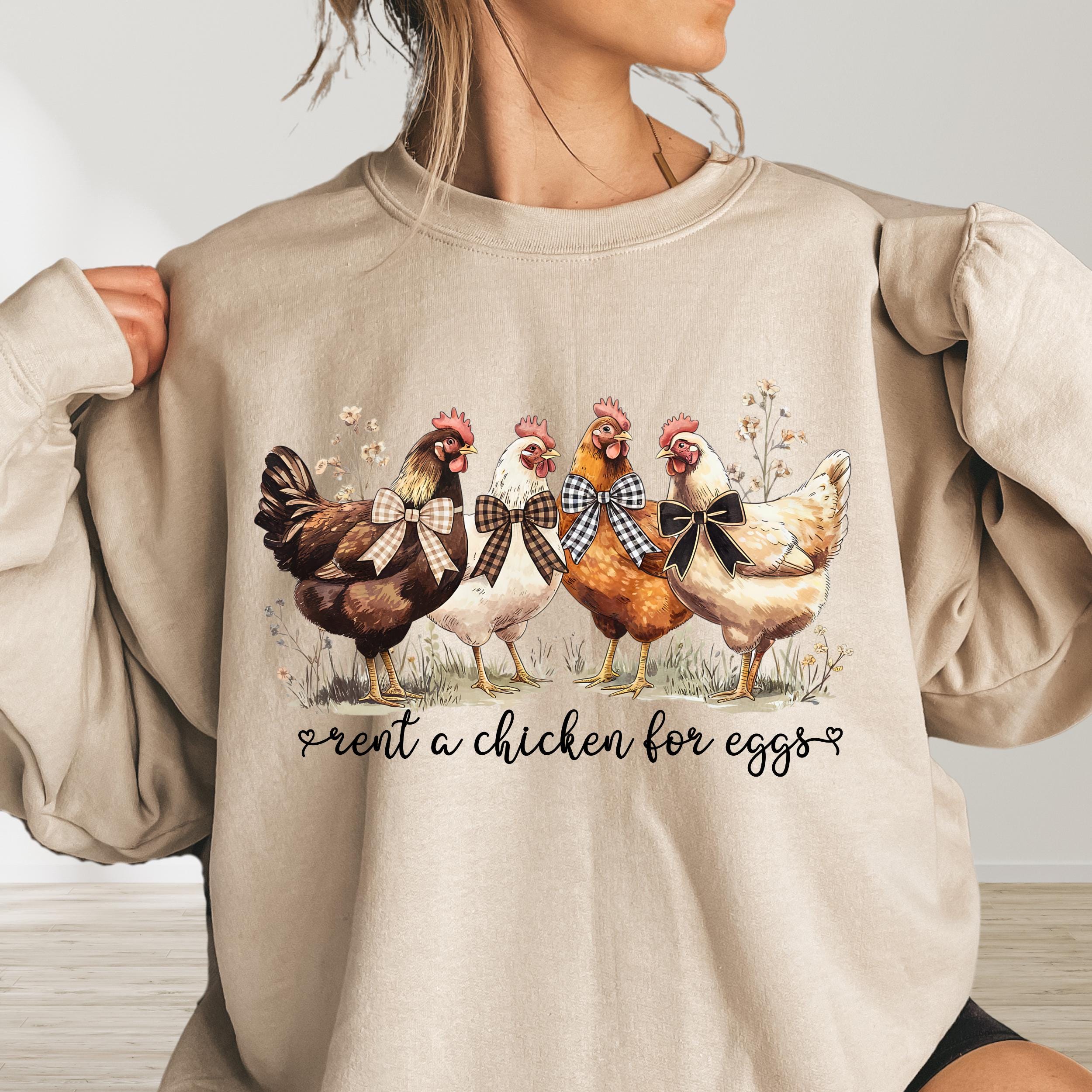 Funny Chicken Sweatshirt, Chicken Lover Gift, Local Egg Dealer
