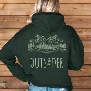 Nature Hoodie, Outsider Sweatshirt, Outdoor Hoodie for Adventurers  Nature Lovers,Y2K Hoodie, Mountain Hiking & Camping Gift, Granola Girl