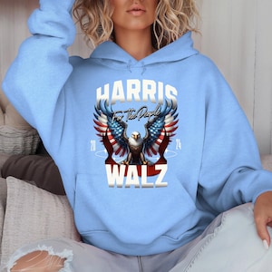 Harris Walz 2024 Hoodie, 2024 Presidency, Kamala Hoodie, President Hoodie, First Female Kamala, Madam President, Feminist Power, Democrat