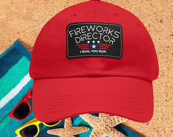 Fireworks Director I Run You Run Hat, Funny 4th of July Baseball Cap, Independence Day, Fourth of July Fireworks, Funny Fireworks Hat Gift
