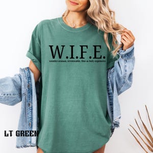 Lustiges Frau Shirt, Frau Humor T-Shirt, Frau Gag Geschenk, Perfekt für Geburtstage, Comfort Colors® Frau Geschenk von Mann Beste Frau Shirts Erwachsenen Humor Bild 7