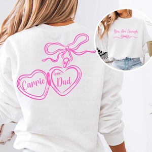 Du bist genug Sweatshirt, Suizid-Bewusstseins-Crewneck, liebe Person hinter mir, Freundlichkeits-Shirt, psychische Gesundheit, du bist wichtig, Geschenk für psychische Gesundheit