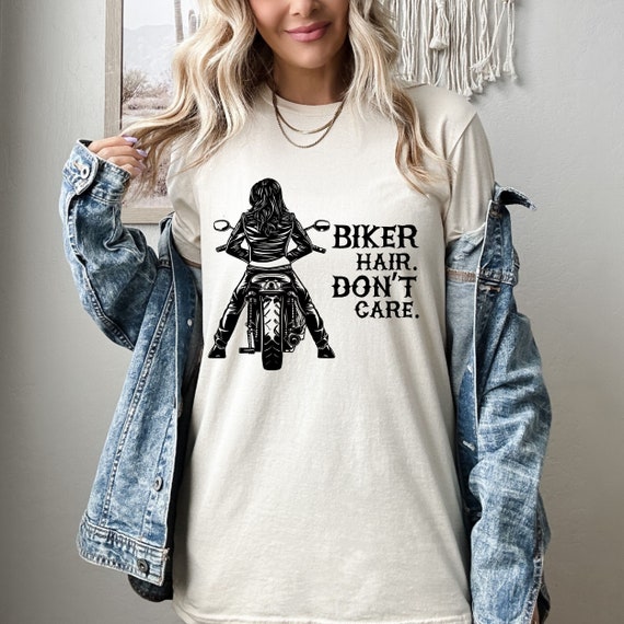 Motorcycle Shirt, Biker Hair Don