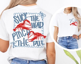 Lustiges Crawfish Boil Shirt, Coquette Crawfish, Louisiana Tee, wunderliches Hummer, lustiges Küsten Shirt Sommer Beachwear Geschenk für Fischliebhaber,