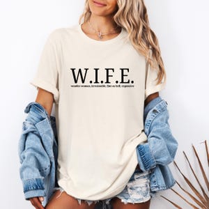 Lustiges Frau Shirt, Frau Humor T-Shirt, Frau Gag Geschenk, Perfekt für Geburtstage, Comfort Colors® Frau Geschenk von Mann Beste Frau Shirts Erwachsenen Humor Bild 4