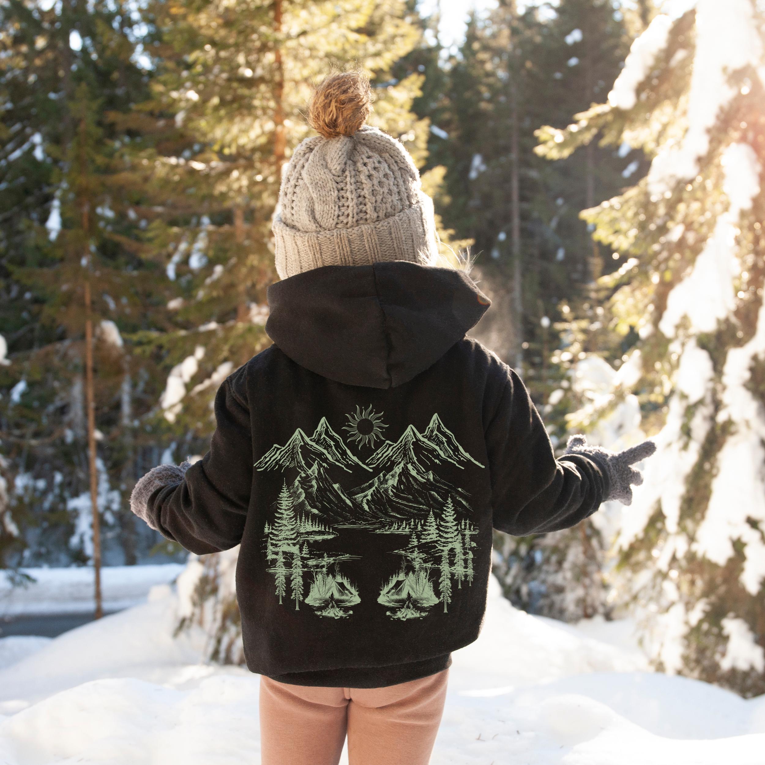 Hoodie voor kinderen bedrukken - Zwart - 8 jaar