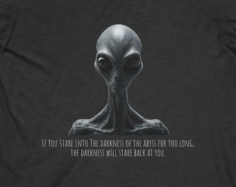 Camiseta con cuello en V de encuentro galáctico - Camisa entusiasta de la abducción alienígena y los ovnis