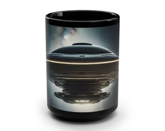 Taza de café Taza OVNI Taza de café Taza UAP Taza de té Taza alienígena Regalo Taza de café