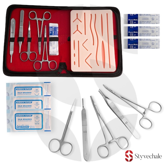 Suture Practice Kit for Medical Students Suturing Training Kit Pad  Veterinarians 
