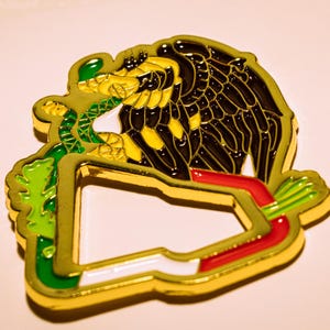 Mexican Flag Eagle Hat Pin