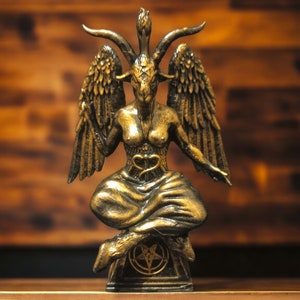 Baphomet statue 5" tall