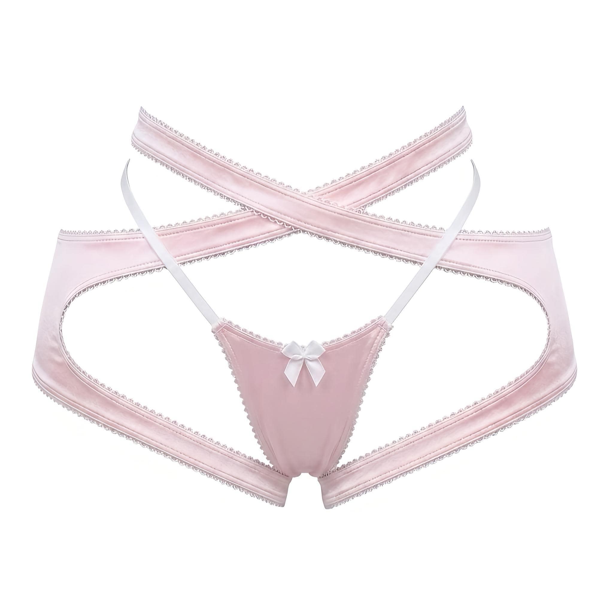 garter belt rosalia Fleur Du Mal Gabrielle Embroidered Garter Belt - Pink