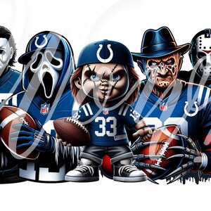 Horror Football PNG Digital Download Halloween Jersey GAMETIME - Etsy