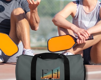 Sac polochon de pickleball, sac de paddle personnalisé, cadeau de pickleball, sac de voyage sportif, équipement de pickleball personnalisé, sac de sport éclatant
