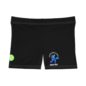 Vintage Pickleballers Since 1972 Women&#39;s Exercise Shorts | Moisture-Wicking, Comfy & Stylish Activewear for Pickleball Enthusiasts